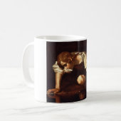 Narcissus van Michelangelo Merisi da Caravaggio Koffiemok (Voorkant links)