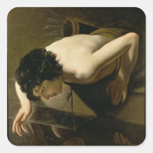 Narcissus Vierkante Sticker