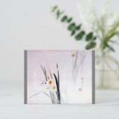 Narcissus, Watanabe Seitei Briefkaart (Staand voorkant)