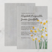  Narcissus Wedding-uitnodigingen Kaart (Voorkant / Achterkant)