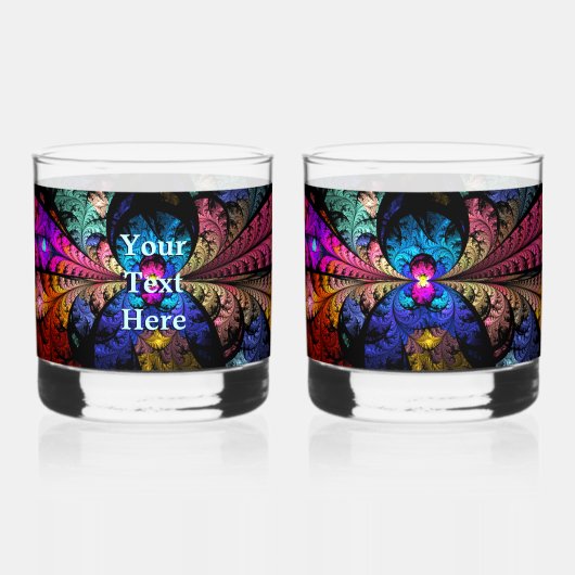 Narcissus Whisky Glas (Achterkant)