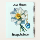 Narcissus & Zircon December Vers – 2026 Hele Jaar Planner (Achterkant)
