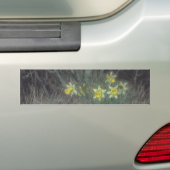 Narcissusbloemen en viooltjes (door Millet) Bumpersticker (Op auto)