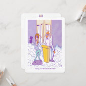 Narcist Funny Flat Kaart (Voorkant / Achterkant in situ)