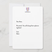 Narcist Funny Flat Kaart (Achterkant)