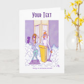 Narcist Gevouwen Wenskaart Kaart (Gele Bloem)