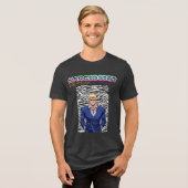 Narcist Gigachad Tri-Blend Shirt (Voorkant volledig)