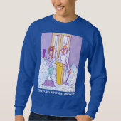 Narcist niet toegestaan Deep Royal Sweatshirt (Voorkant)