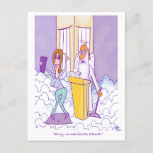 Narcistisch Briefkaart