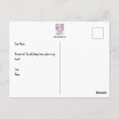 Narcistisch Briefkaart (Achterkant)