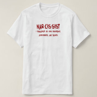 Narcistische definitie met Humor T-shirt