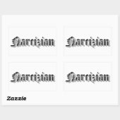 Narcizian naam sticker (Vel)
