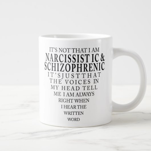 Narco Schizo 20oz Grote Koffiekop (Rechts)