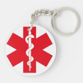 Narcolepsie & Cataplexy Medical Alert Sleutelhange Sleutelhanger (Achterkant)