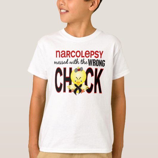 Narcolepsy heeft een verkeerde meid t-shirt (Voorkant)