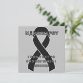 narcolepsy narcolepsy awareness ribbon Flat Card (Staand voorkant)