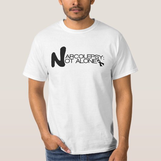 NARCOLEPSY: NIET ALONE™ Basic T-shirt (Voorkant)