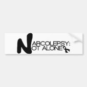 NARCOLEPSY: NIET ALONE™ Bumpersticker (Voorkant)