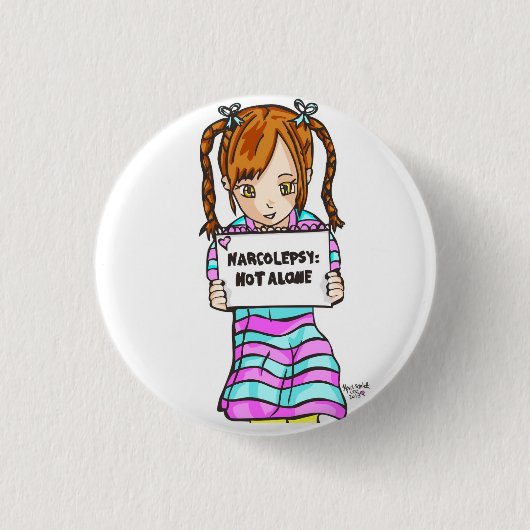 NARCOLEPSY: NIET ALONE™ Fun Button (Voorkant)