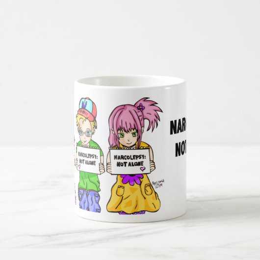 NARCOLEPSY: NIET ALONE™ Fun Mok (Center)