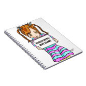 NARCOLEPSY: NIET ALONE™-laptop Notitieboek (Rechterzijde)