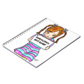 NARCOLEPSY: NIET ALONE™-laptop Notitieboek (Linkerzijde)