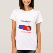Narcolepsy...onvrijwillig aanplanten t-shirt (Voorkant)