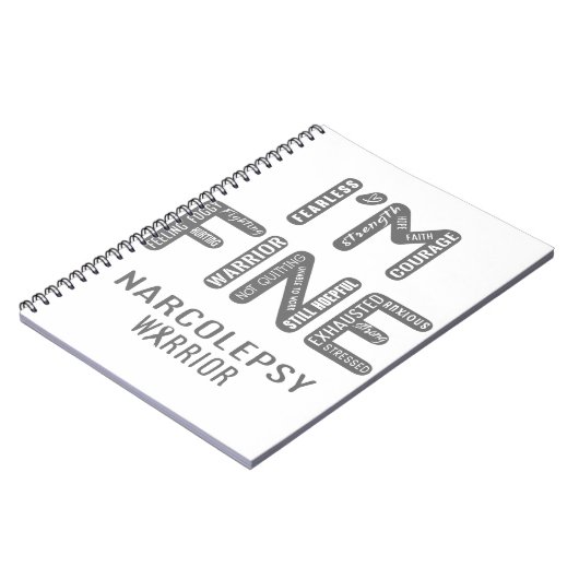 Narcolepsy Warrior - IK BEN FINE Notitieboek (Linkerzijde)
