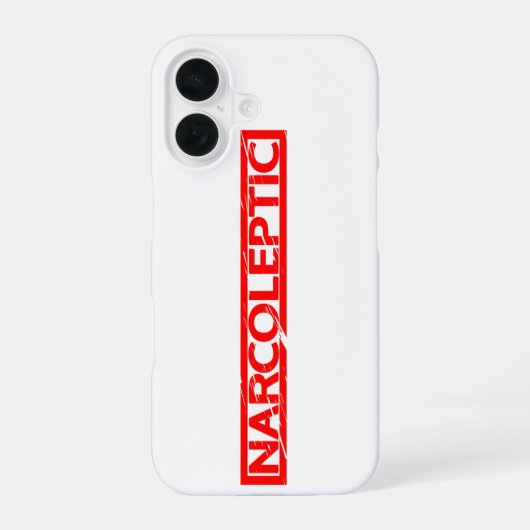 Narcoleptic Stamp iPhone 16 Hoesje (Achterkant)