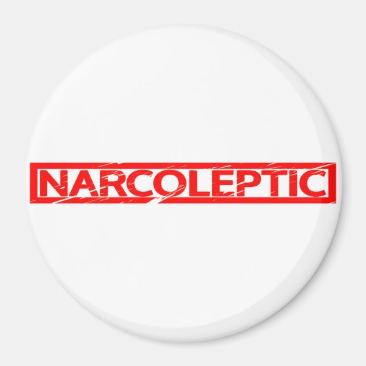 Narcoleptic Stamp Magneet (Voorkant)