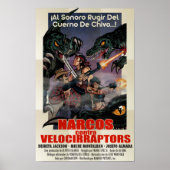 Narcos vs. Velocirraptors Poster (Voorkant)