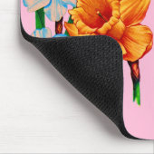 narctische bloemen muismat (Hoek)