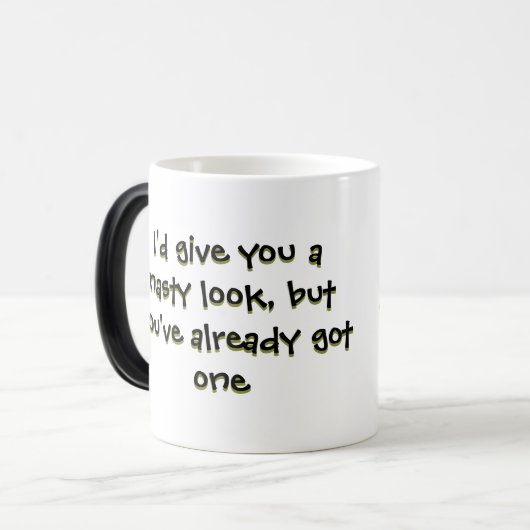 Nare citroen snarky koffiemokken magische mok (Voorkant links)