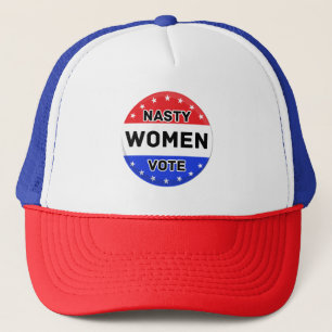 Nare vrouwen stemmen Vrouwen macht feministische Trucker Pet
