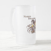 Naree Dragon Beer Glass Matglas Bierpul (Voorkant links)