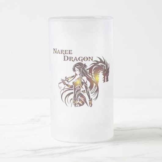 Naree Dragon Beer Glass Matglas Bierpul (Center)