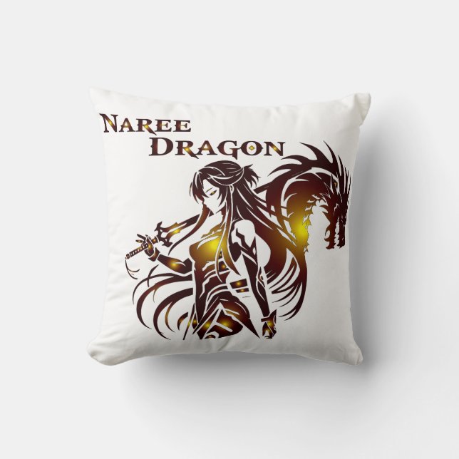 Naree Dragon Pillow Kussen (Voorkant)