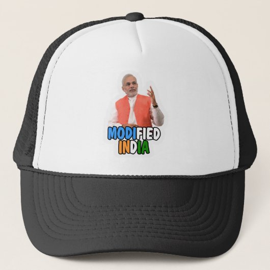 Narendra Modi Collectie Trucker Pet (Voorkant)