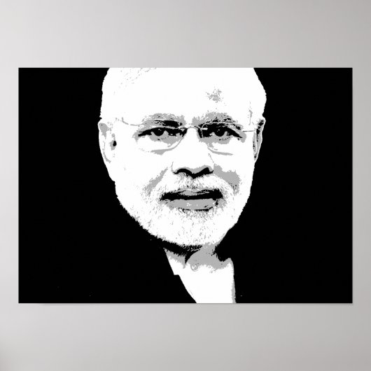 Narendra Modi Face Poster (Voorkant)