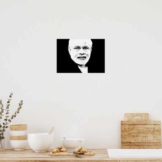 Narendra Modi Face Poster (Keuken)