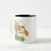 Narendra Modi India premier Namo BJP Tweekleurige Koffiemok (Voorkant links)