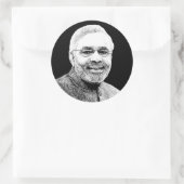 Narendra Modi Ronde Sticker (Tas)