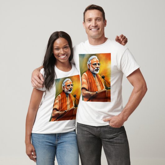 Narendra Modi: Visionair Leider T-Shirt Ontwerp" (Unisex)