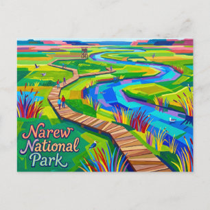 Narew Nationaal Park Polen Briefkaart