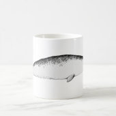 Narhwal Unicorn van de Zee-illustratieswalvis Koffiemok (Center)