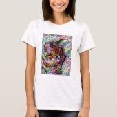 Nari de kat en de bloemen t-shirt (Voorkant)