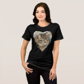 Nari- Een studie van mijn kat Tri-Blend Shirt (Voorkant volledig)