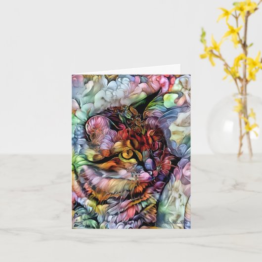 Nari en de Flowers Kaart (Gele Bloem)