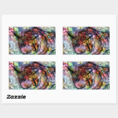 Nari en de Flowers Rechthoekige Sticker (Vel)