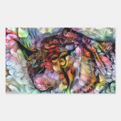Nari en de Flowers Rechthoekige Sticker (Voorkant)